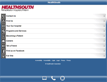 Tablet Screenshot of healthsouthmiami.com